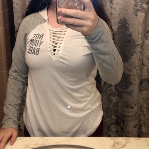 Not your babe long sleeve shirt